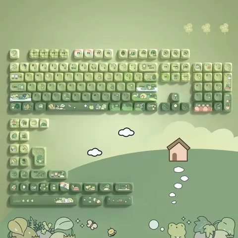 Grenouille Matcha PBT 3